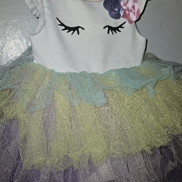 Unicorn Birthday Tutu Dress by ERAY KIDS Sz3Y - Picture 5 of 14